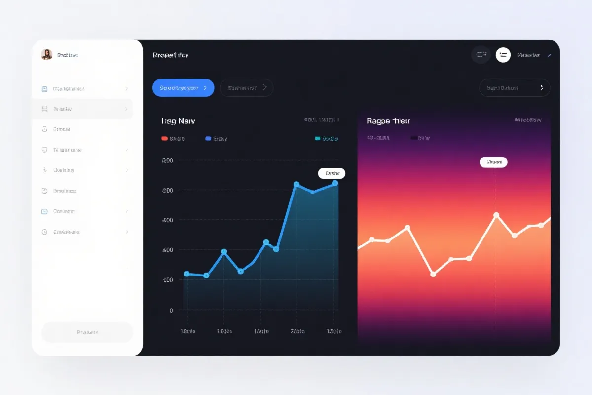 趋势与热力图示意
